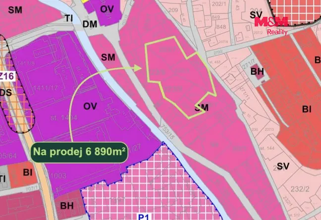 Prodej pozemku pro bydlení, Česká Třebová - Parník, 6890 m2