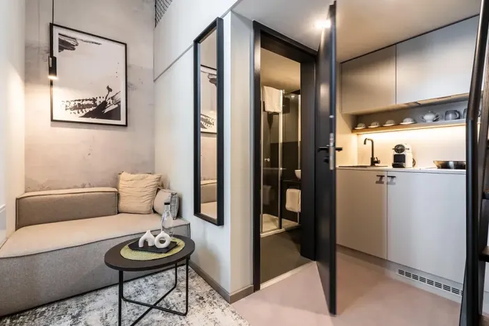 Prodej bytu 1+kk, Praha - Karlín, Prvního pluku, 21 m2