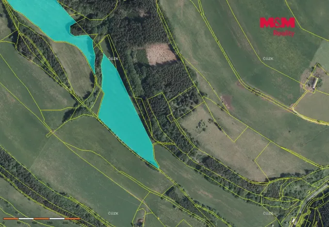 Prodej louky, Stárkov - Bystré, 3342 m2
