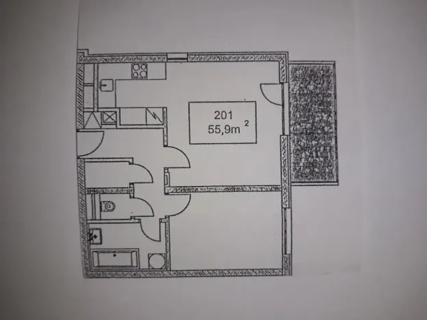 Pronájem bytu 2+kk, Praha - Háje, Loosova, 56 m2