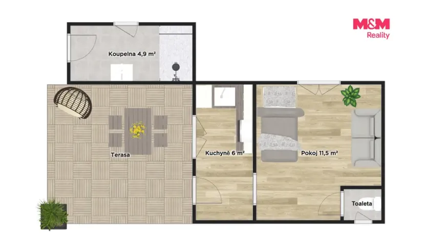 Prodej chaty, Nymburk - Drahelice, 23 m2