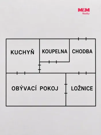 Prodej bytu 1+1, Tanvald, Horská, 39 m2