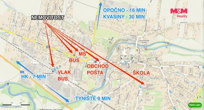 Prodej pozemku pro bydlení, Třebechovice pod Orebem, 698 m2
