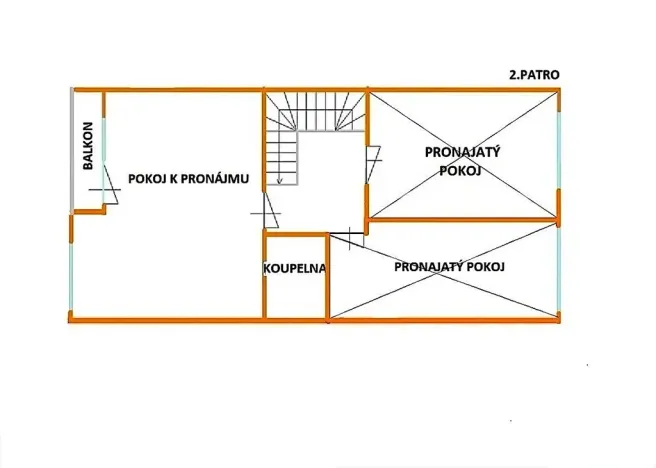 Pronájem pokoje, Brno, Marie Hübnerové, 23 m2
