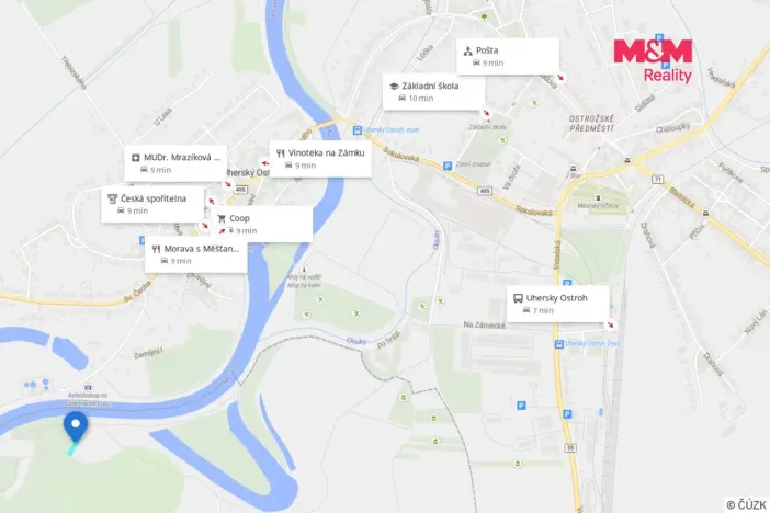 Prodej zahrady, Veselí nad Moravou - Milokošť, 1232 m2