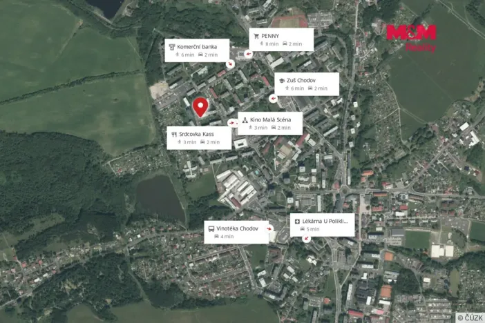 Prodej bytu 3+1, Chodov, Říjnová, 54 m2