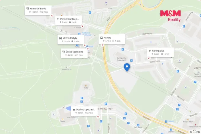 Pronájem bytu 2+kk, Praha, Veselovského, 52 m2