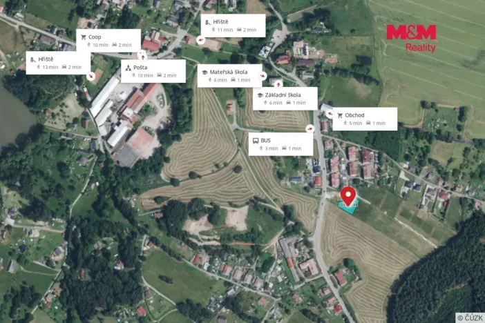 Prodej pozemku pro bydlení, Vítězná - Kocléřov, 1110 m2
