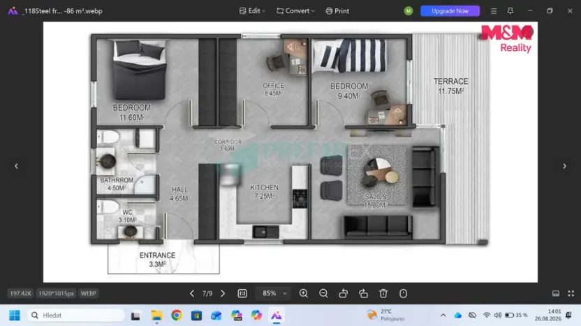 Prodej rodinného domu, Třemošná - Záluží, 86 m2