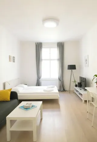 Pronájem bytu 1+kk, Praha - Žižkov, Štítného, 36 m2