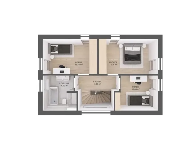 Prodej domu na klíč, Kopidlno, 107 m2