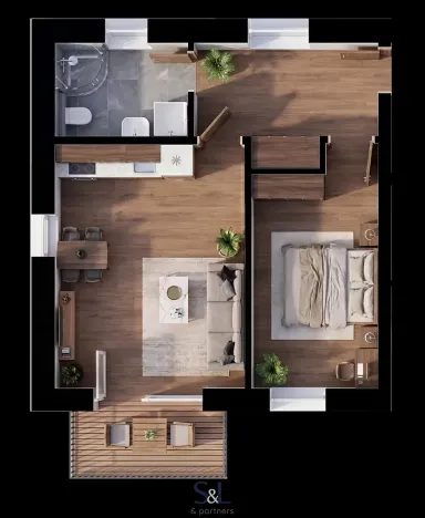 Prodej bytu 2+kk, Hrádek nad Nisou, Jezerní, 35 m2