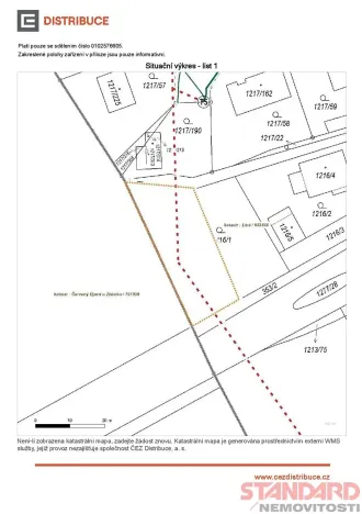 Prodej zahrady, Líně, 1120 m2