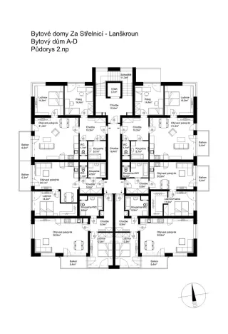 Prodej bytu 3+kk, Lanškroun, Vančurova, 78 m2