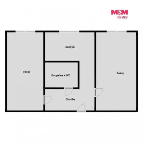 Prodej bytu 2+1, Karviná - Ráj, Kosmonautů, 54 m2