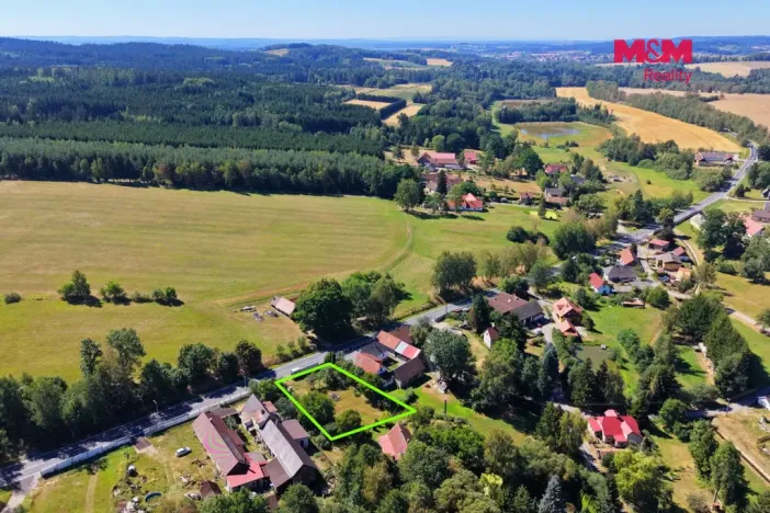 Prodej pozemku pro bydlení, Kamenice nad Lipou - Pravíkov, 1177 m2