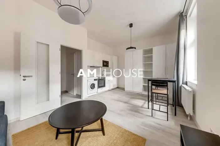Pronájem bytu 1+kk, Praha - Karlín, Urxova, 30 m2