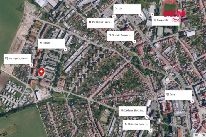 Prodej bytu 2+1, Hustopeče, Větrná, 54 m2