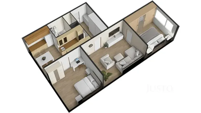 Prodej bytu 3+1, Písek, třída Přátelství, 61 m2
