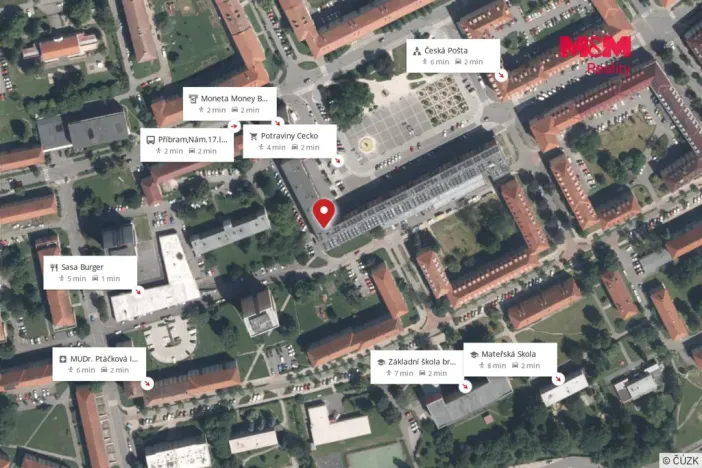 Prodej bytu 3+kk, Příbram - Příbram VII, náměstí 17. listopadu, 66 m2