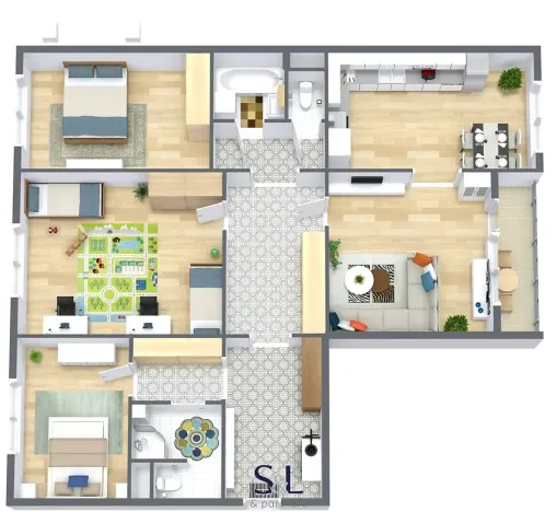 Prodej bytu 4+1, Česká Lípa, Hradecká, 98 m2