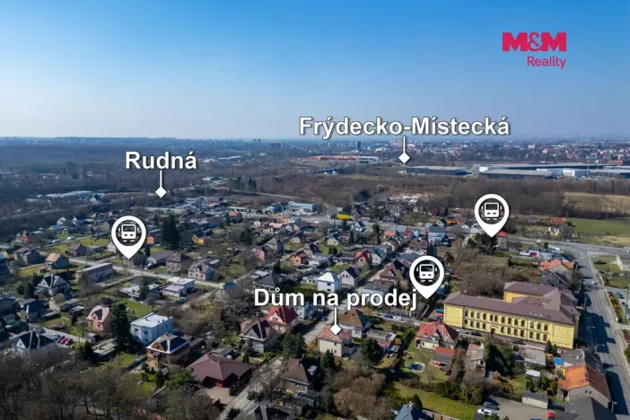 Prodej rodinného domu, Ostrava - Kunčičky, Pernerova, 309 m2
