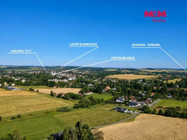 Prodej pozemku pro bydlení, Klimkovice, Fonovická, 2000 m2