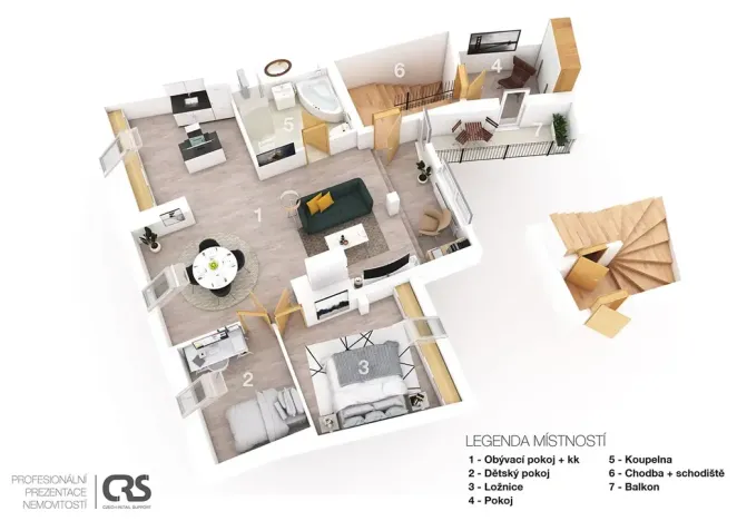 Prodej bytu 3+kk, Brno, Ríšova, 118 m2