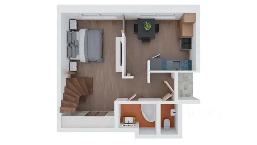Prodej bytu 1+kk, Třeboň, Šmeralova, 42 m2