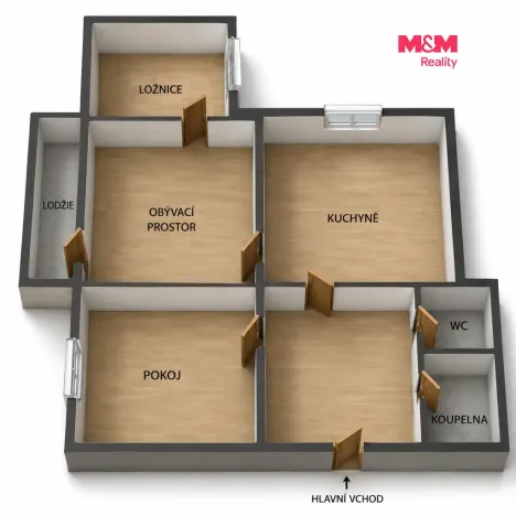 Prodej bytu 3+1, Frýdek-Místek - Frýdek, M. Chasáka, 74 m2