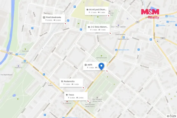 Prodej bytu 2+kk, Plzeň - Doubravka, Masarykova, 45 m2