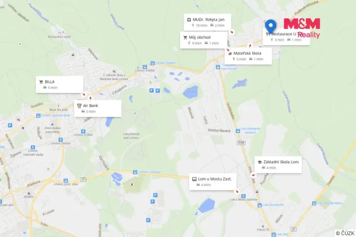 Prodej bytu 2+1, Lom - Loučná, 51 m2