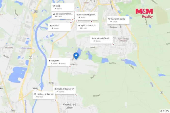 Prodej pozemku pro bydlení, Hradec Králové - Roudnička, 730 m2