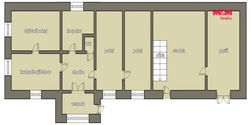 Prodej rodinného domu, Pacov, Pošenská, 95 m2