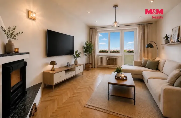 Prodej bytu 3+1, Krnov - Pod Bezručovým vrchem, Maxima Gorkého, 67 m2