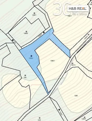 Prodej pozemku, Prostřední Bečva, 1259 m2