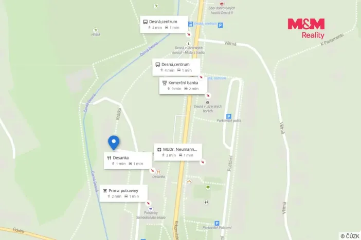 Prodej bytu 2+1, Desná, Krátká, 55 m2