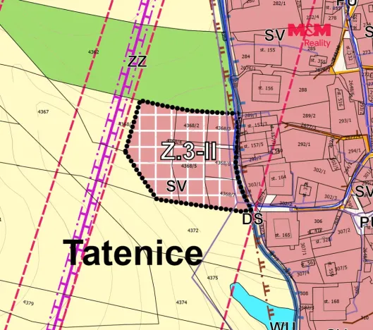 Prodej pozemku pro bydlení, Tatenice, 8105 m2