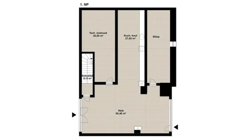 Prodej rodinného domu, Černolice, Ke dvoru, 375 m2