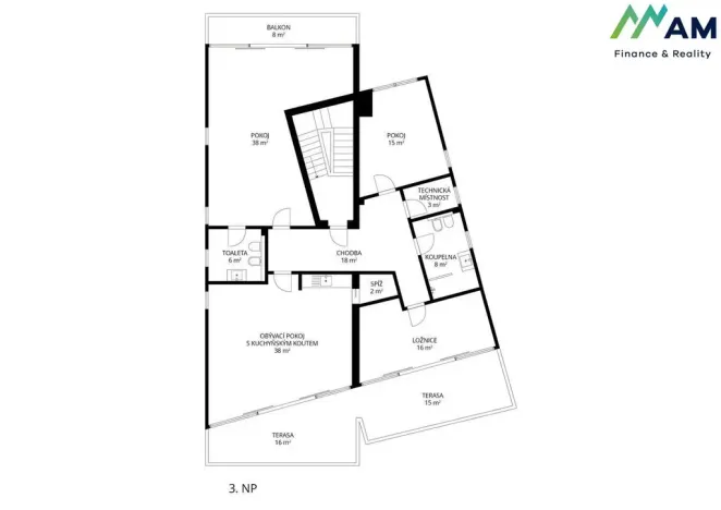Prodej bytu 4+kk, Brno - Bystrc, Markůvky, 148 m2