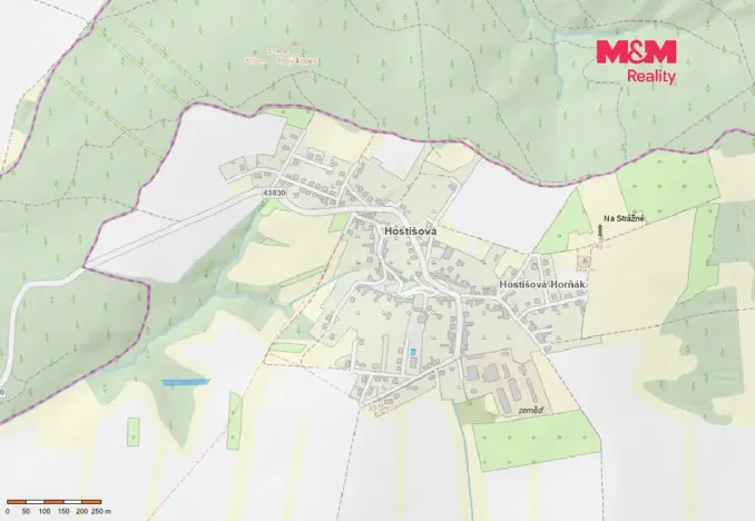 Prodej lesa, Hostišová, 1682 m2