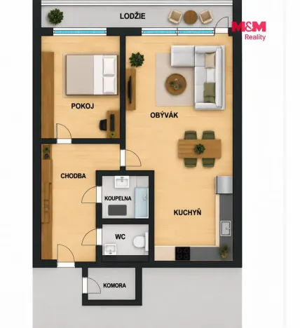 Prodej bytu 2+kk, Havířov - Podlesí, 17. listopadu, 40 m2