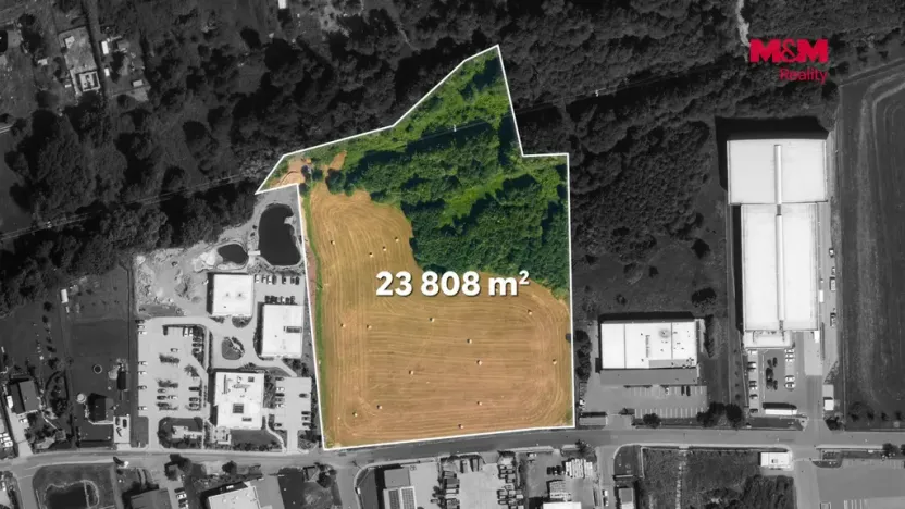 Prodej komerčního pozemku, Liberec, Ampérova, 23808 m2