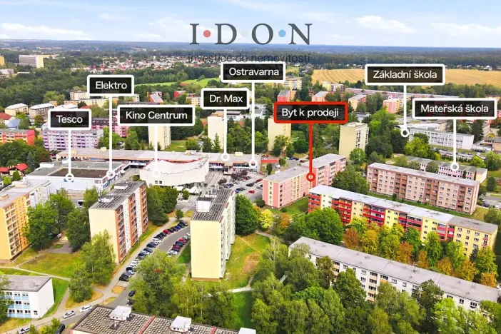 Prodej bytu 2+1, Karviná, tř. Těreškovové, 52 m2
