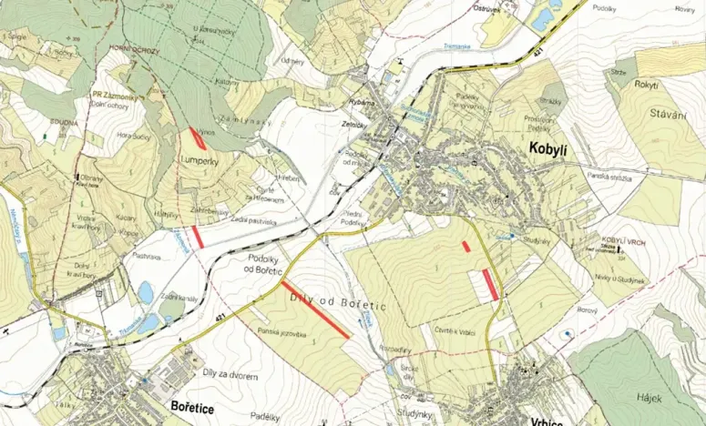 Prodej sadu/vinice, Kobylí, 23542 m2