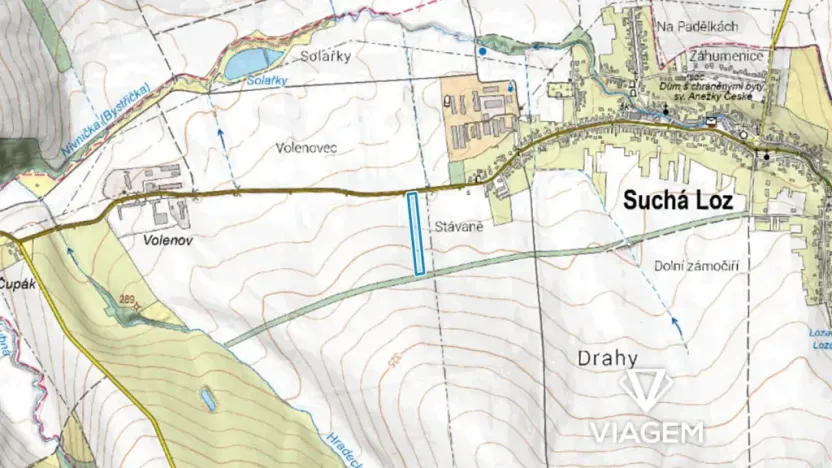 Prodej podílu pole, Suchá Loz, 3744 m2