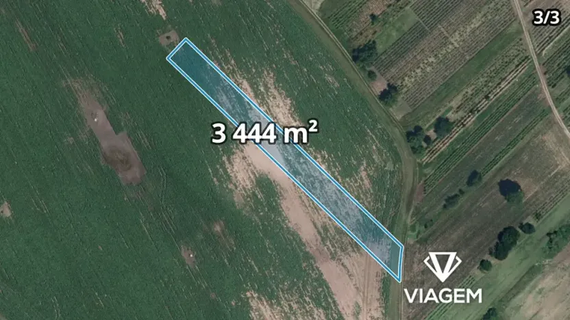 Prodej podílu pole, Hrušky, 1126 m2