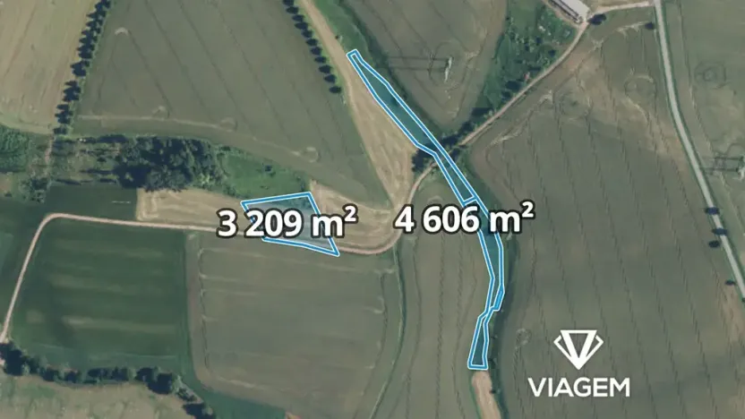 Prodej podílu pole, Svatojanský Újezd, 558 m2