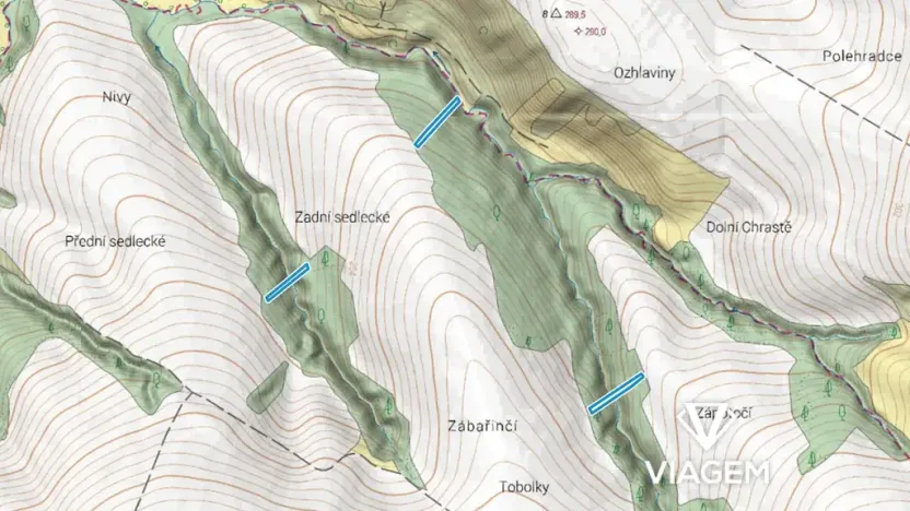 Prodej podílu pole, Popovice, 1440 m2