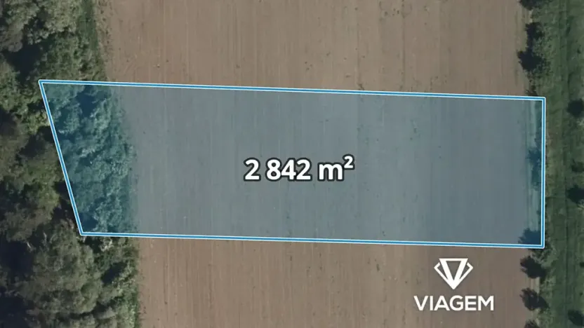 Prodej podílu pole, Hrubá Vrbka, 1421 m2